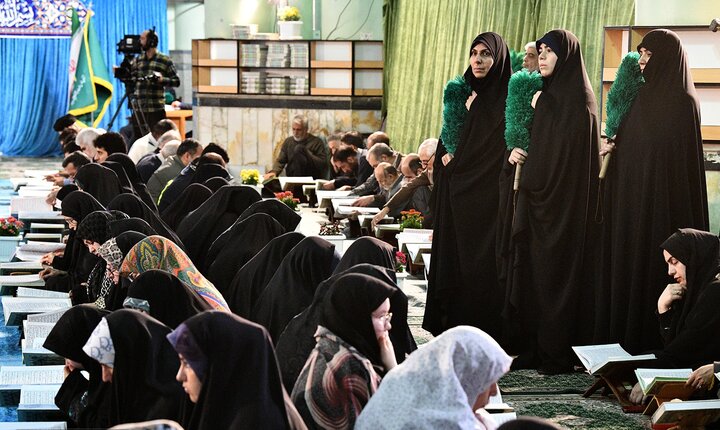 تصاویر/ مراسم جزءخوانی قرآن کریم در حرم حضرت عبدالعظیم(ع)