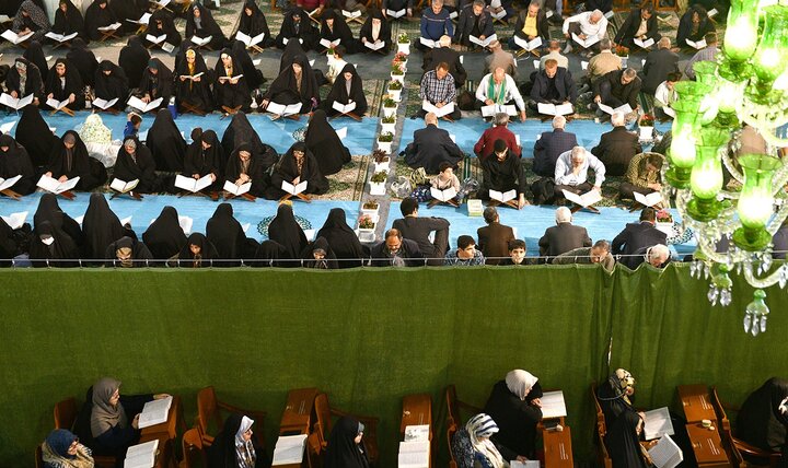 تصاویر/ مراسم جزءخوانی قرآن کریم در حرم حضرت عبدالعظیم(ع)