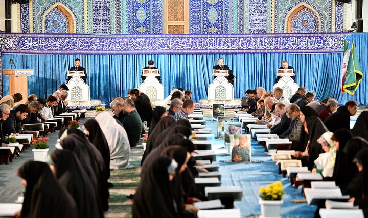تصاویر/ مراسم جزءخوانی قرآن کریم در حرم حضرت عبدالعظیم(ع)