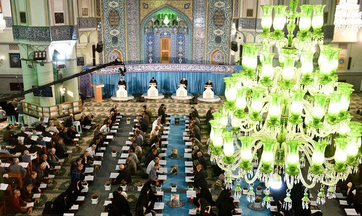 تصاویر/ مراسم جزءخوانی قرآن کریم در حرم حضرت عبدالعظیم(ع)