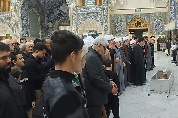 تصاویر/ مراسم تشییع حجت الاسلام والمسلمین حاج شیخ ابراهیم یوسفی ربانی