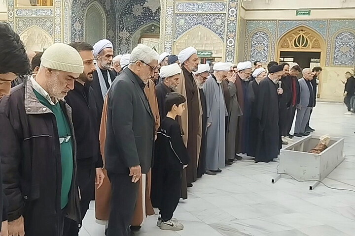 تصاویر/ مراسم تشییع حجت الاسلام والمسلمین حاج شیخ ابراهیم یوسفی ربانی