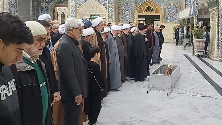 تصاویر/ مراسم تشییع حجت الاسلام والمسلمین حاج شیخ ابراهیم یوسفی ربانی