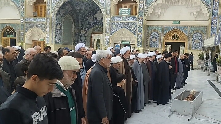 تصاویر/ مراسم تشییع حجت الاسلام والمسلمین حاج شیخ ابراهیم یوسفی ربانی