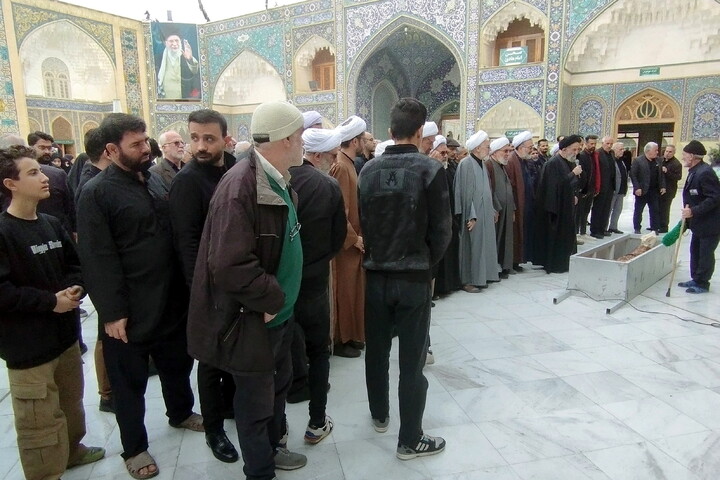تصاویر/ مراسم تشییع حجت الاسلام والمسلمین حاج شیخ ابراهیم یوسفی ربانی