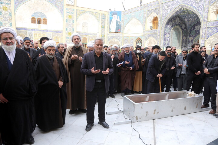 تصاویر/ مراسم تشییع حجت الاسلام والمسلمین حاج شیخ ابراهیم یوسفی ربانی