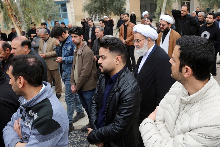تصاویر/ مراسم تشییع حجت الاسلام والمسلمین حاج شیخ ابراهیم یوسفی ربانی