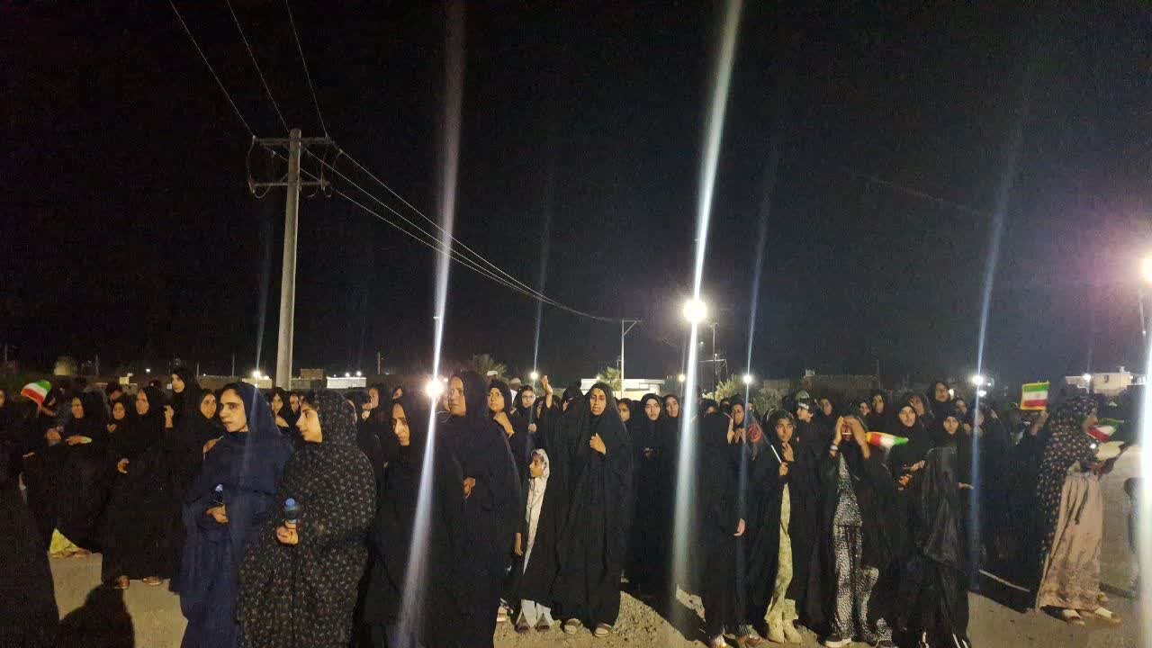 مدرسه علمیه کوثر قلعه گنج در جبهه جهاد رمضان