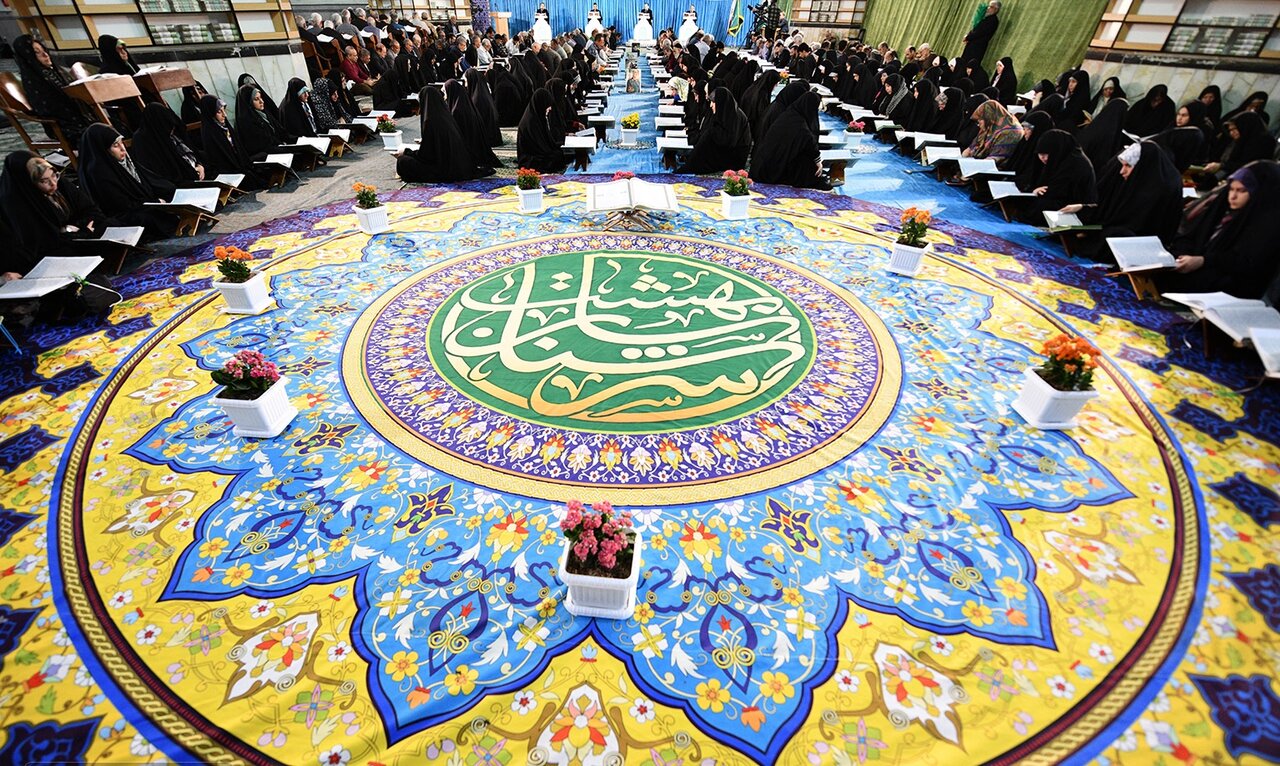 تصاویر/ مراسم جزءخوانی قرآن کریم در حرم حضرت عبدالعظیم(ع)