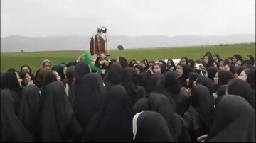 تصاویر/ وداع با کشاورز شهید