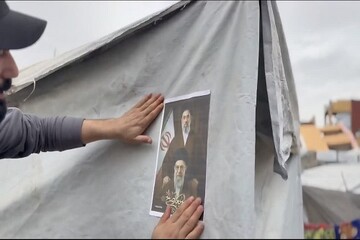 نگاهی بر همبستگی فلسطینی‌ها با ملت ایران که در رسانه‌ها نادیده گرفته شد؛ از نصب تصاویر رهبری بر چادرها تا لبیک یا مجتبی خامنه‌ای + تصاویر و ویدئو
