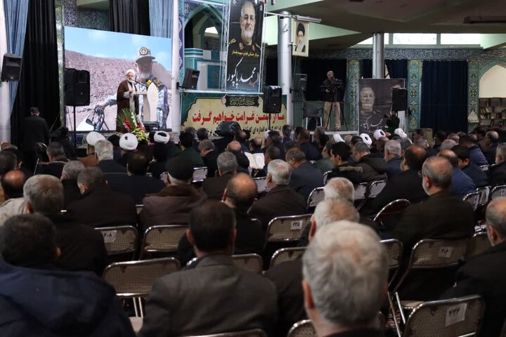 تصاویر/مراسم بزرگداشت سپهبد شهید محمد پاکپور و شهیده دکتر مهسا طاهری در اراک