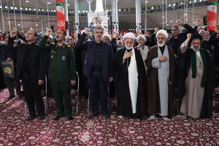 تصاویر/مراسم بزرگداشت سپهبد شهید محمد پاکپور و شهیده دکتر مهسا طاهری در اراک