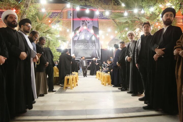 مراسم بزرگداشت شهادت امام خامنه ای از سوی امام جمعه نجف اشرف