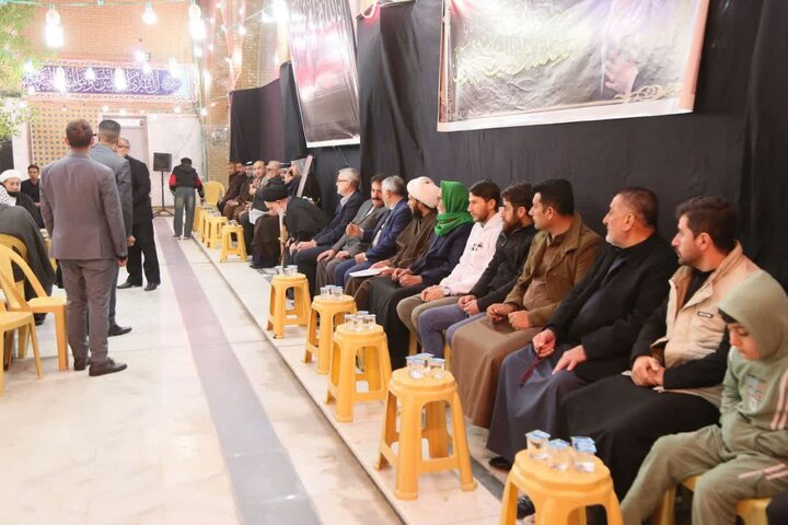 مراسم بزرگداشت شهادت امام خامنه ای از سوی امام جمعه نجف اشرف