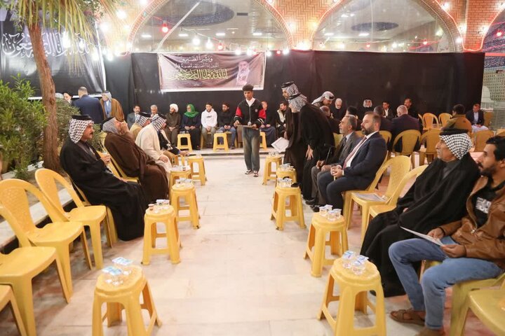 مراسم بزرگداشت شهادت امام خامنه ای از سوی امام جمعه نجف اشرف