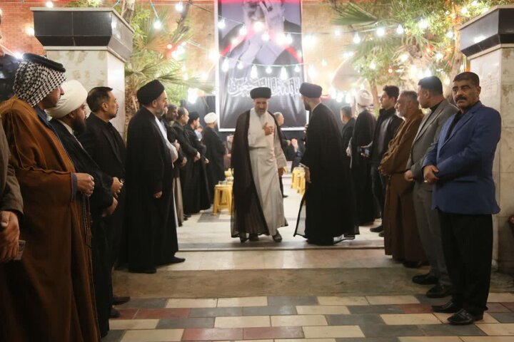 مراسم بزرگداشت شهادت امام خامنه ای از سوی امام جمعه نجف اشرف