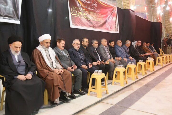 مراسم بزرگداشت شهادت امام خامنه ای از سوی امام جمعه نجف اشرف