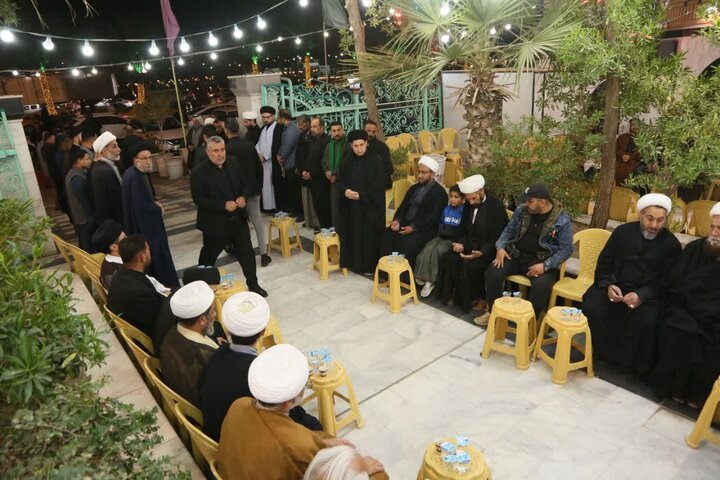 مراسم بزرگداشت شهادت امام خامنه ای از سوی امام جمعه نجف اشرف