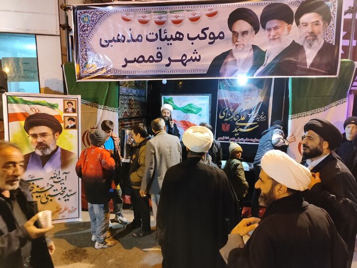 تصاویر/ فعالیت موکب جهادی مدرسه علمیه ولیعصر(عج) قمصر کاشان