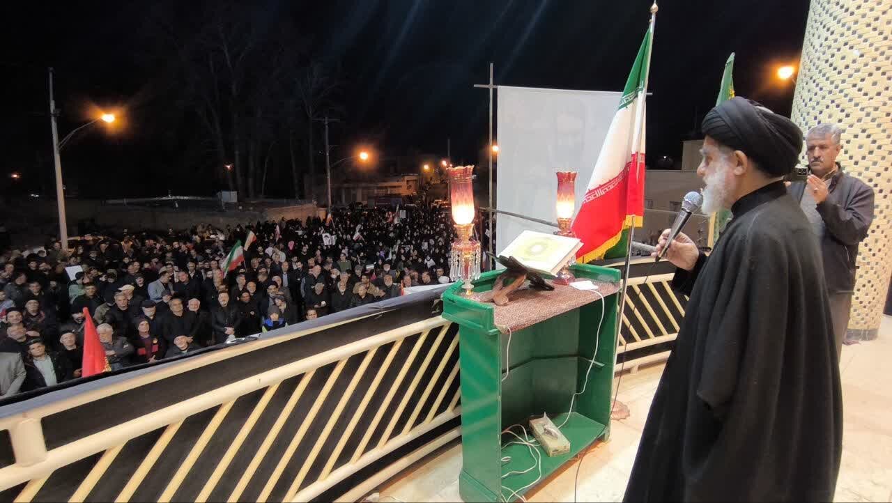 اجتماع بزرگ مردم انقلابی نطنز برگزار شد