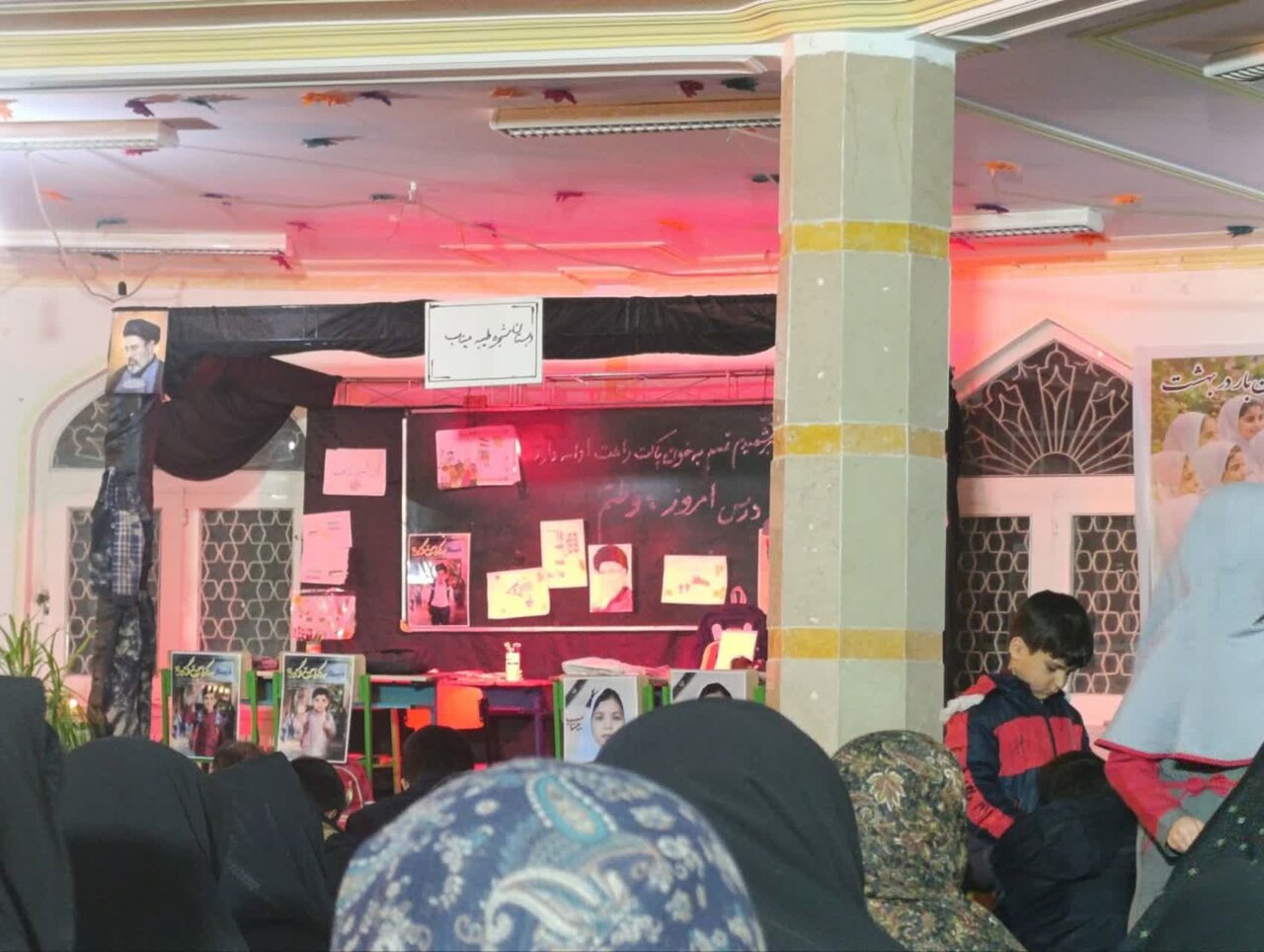 بانوان طلبه مدرسه علمیه ریحانه‌النبی(س) رفسنجان در صف مقدم جبهه جهاد رمضان+ تصاویر