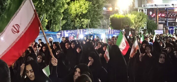 تصاویر/ تجمعی از جنس سوگ و حماسه در جیرفت