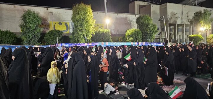 تصاویر/ تجمعی از جنس سوگ و حماسه در جیرفت