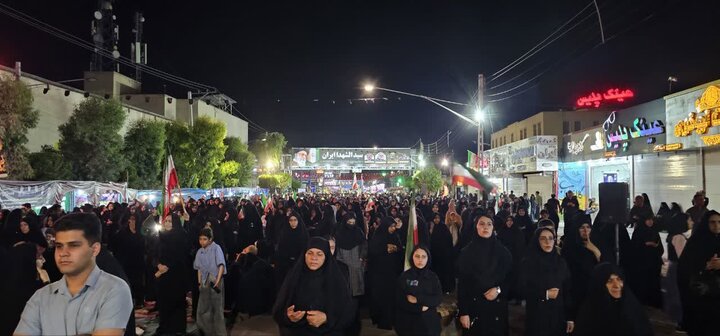 تصاویر/ تجمعی از جنس سوگ و حماسه در جیرفت