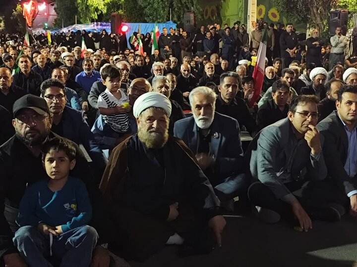 تصاویر/ تجمعی از جنس سوگ و حماسه در جیرفت
