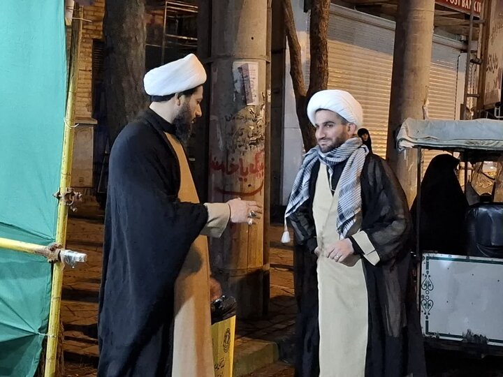 تصاویر/ فعالیت موکب جهادی روحانیون و طلاب مدازس علمیه آران وبیدگل