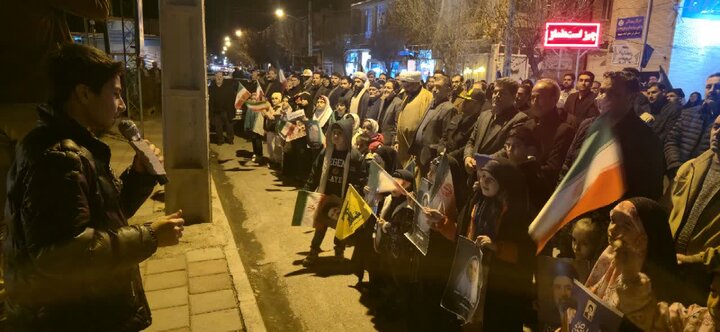 تصاویر/ تجمع دانش آموزان و فرهنگیان پلدشت در حمایت از نظام اسلامی