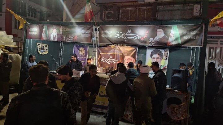 تصاویر/ شانزدهمین شب از تجمع مردم شهرستان میاندوآب در حمایت از انقلاب اسلامی