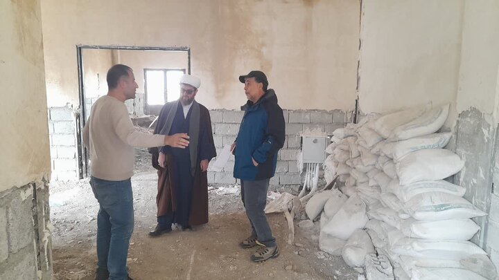 تصاویر/ بازدید مدیر حوزه علمیه خواهران آذربایجان غربی از پروژه ساخت مدرسه علمیه خواهران شهرستان ماکو