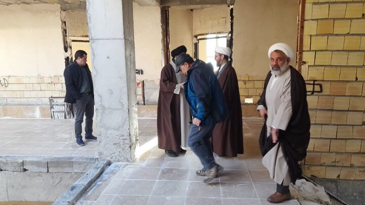تصاویر/ بازدید مدیر حوزه علمیه خواهران آذربایجان غربی از پروژه ساخت مدرسه علمیه خواهران شهرستان ماکو
