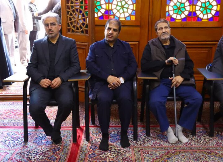 تصاویر/ بزرگداشت شهید امیر جعفریان در مسجد روضه محمدیه یزد