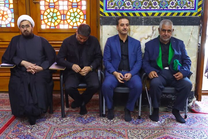 تصاویر/ بزرگداشت شهید امیر جعفریان در مسجد روضه محمدیه یزد