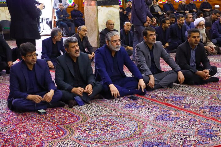 تصاویر/ بزرگداشت شهید امیر جعفریان در مسجد روضه محمدیه یزد