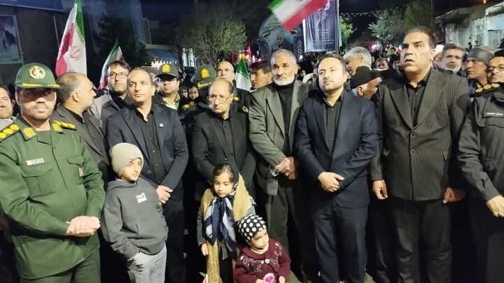 تصاویر/حضور طلاب کوهبنانی در اجتماعات این شهر