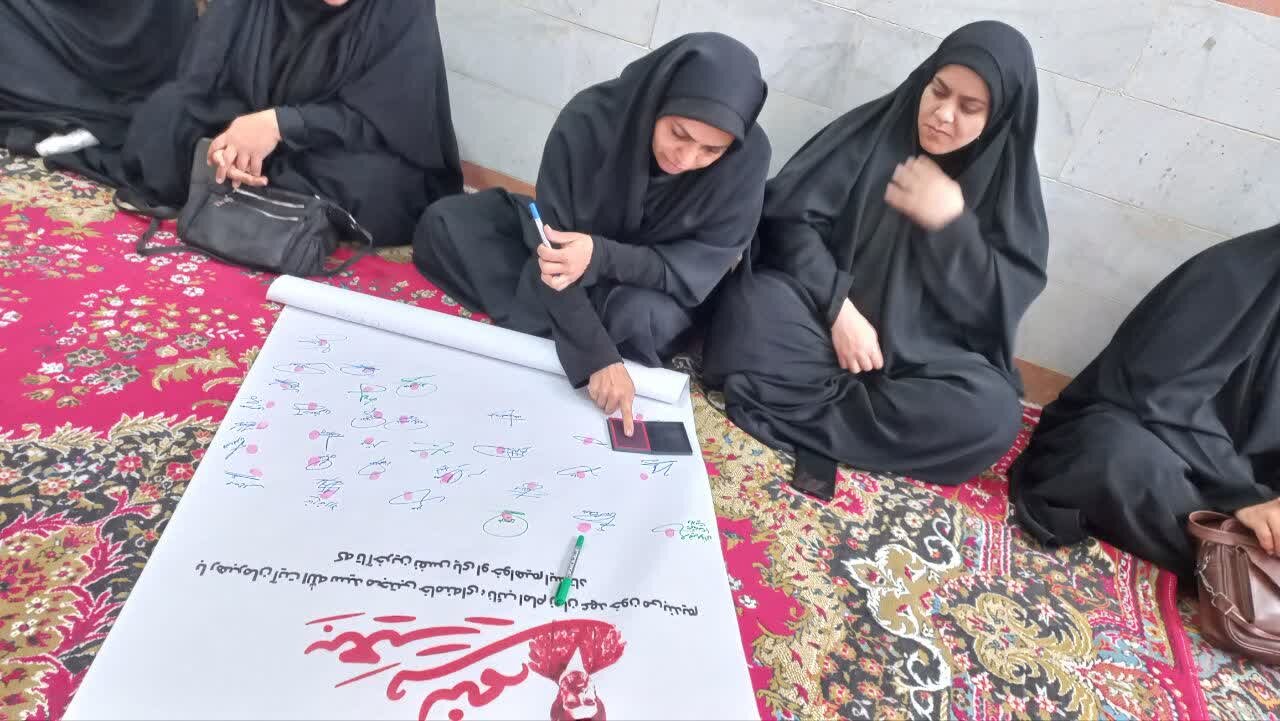 تصاویر نشست جهاد تبیین در مدرسه علمیه فاطمه الزهرا البتول(س) کشکوئیه