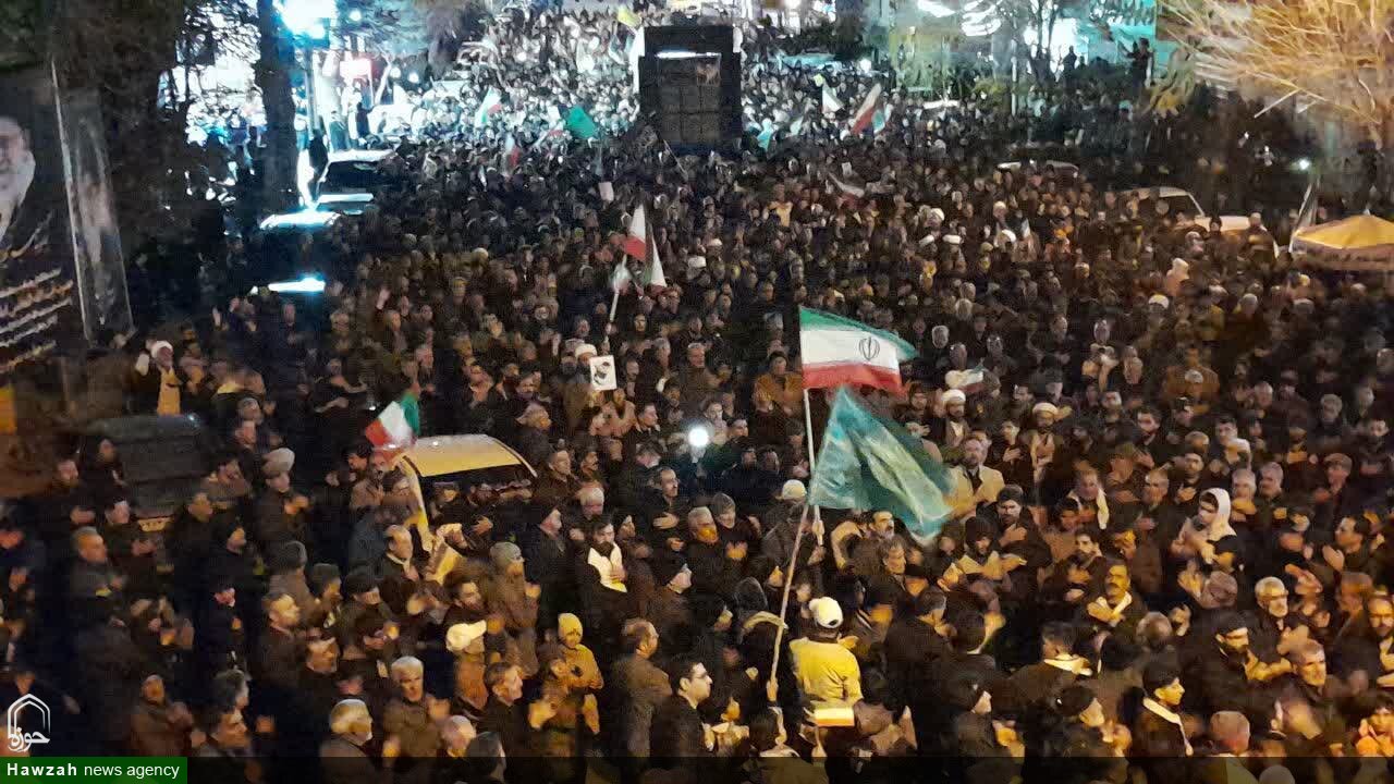 فیلم | حضور انقلابی مردم نهاوند در خیابان‌های این شهر