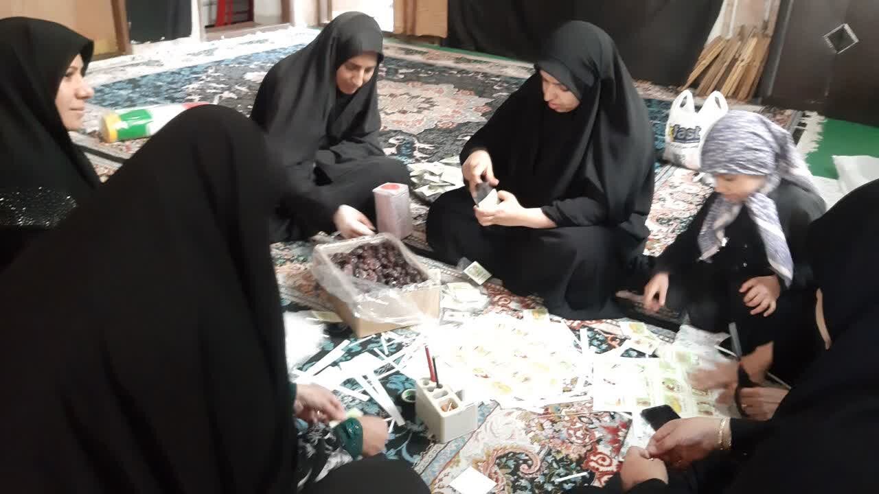 بانوان طلبه مدرسه علمیه الزهرا(س) شهر ماهان در صف مقدم جبهه جهاد رمضان+ تصاویر