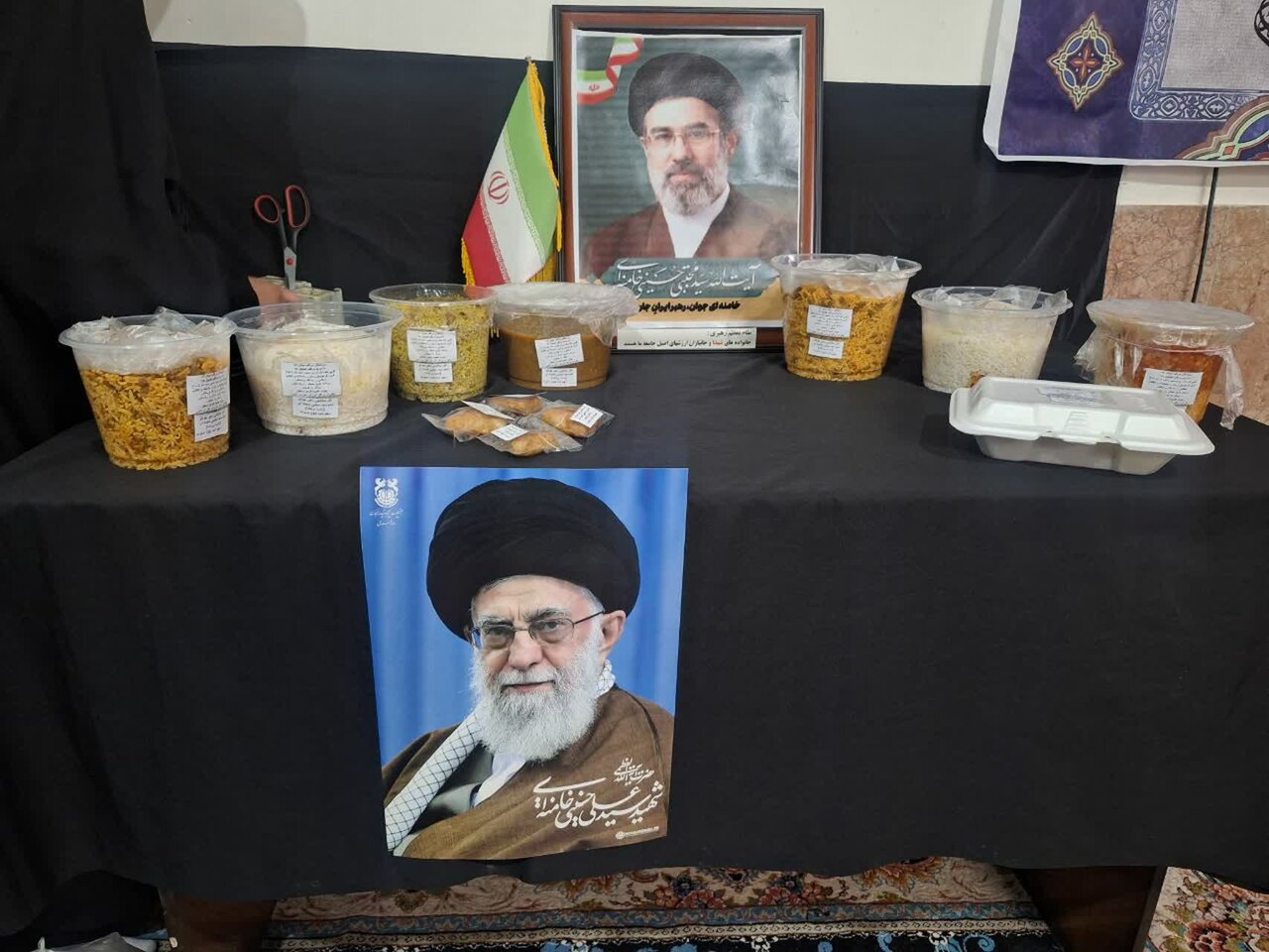 بانوان طلبه مدرسه علمیه الزهرا(س) شهر ماهان در صف مقدم جبهه جهاد رمضان+ تصاویر