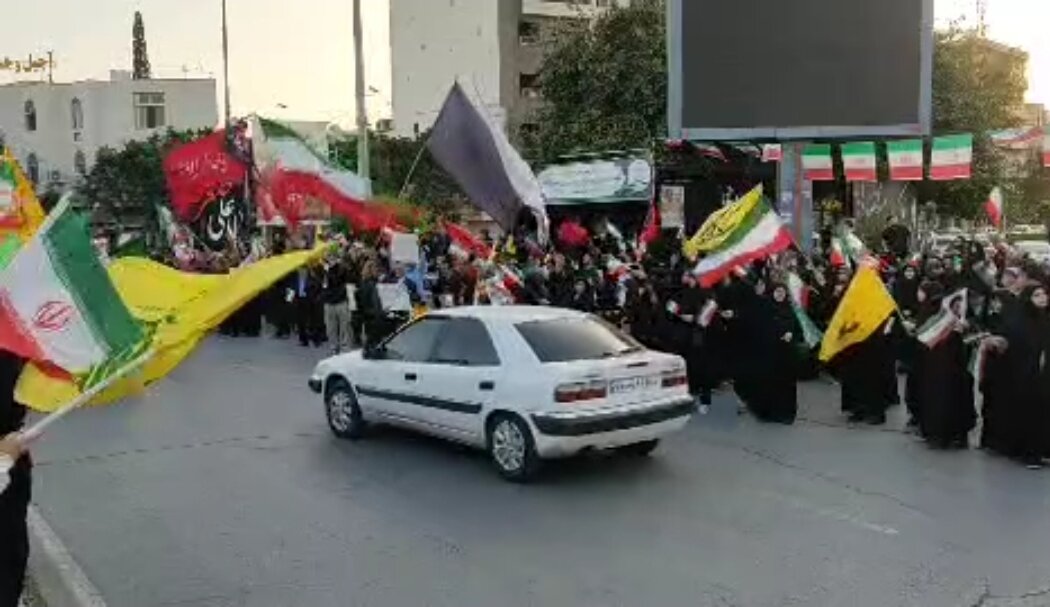 فیلم| اجتماع بوشهری ها برای حمایت از نظام