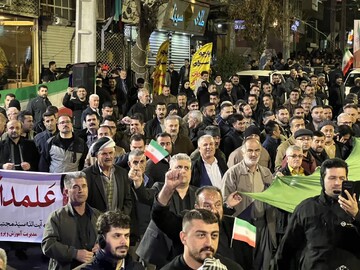 فیلم | ترامپ در چهارشنبه‌سوری هرمز به آتش کشیده شد