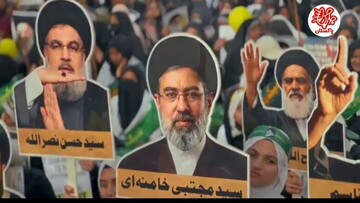 فیلم | بیعت کم نظیر مردم کراچی پاکستان از آیت الله سید مجتبی خامنه‌ای