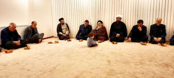 دیدار استاندار قم با خانواده شهید لاریجانی + عکس