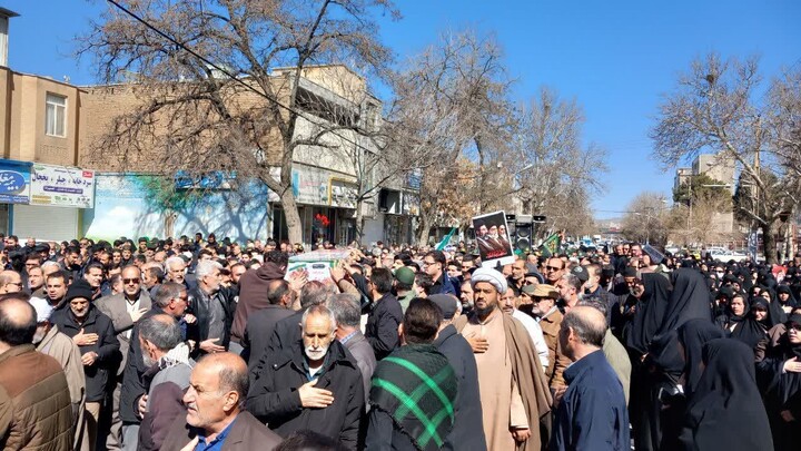 تشییع پیکر مطهر شهید علی ترکمن