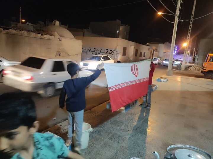 تصاویر/ برگزاری موکب توسط طلاب مدارس علمیه شهرستان زابل