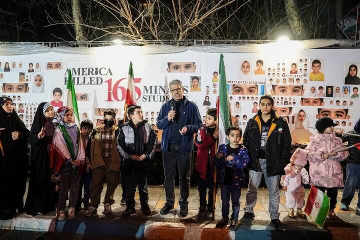 حضور سخنگوی وزارت امور خارجه جناب آقای بقایی در رویداد اعتراضی «میناب برای ایران جان داد»